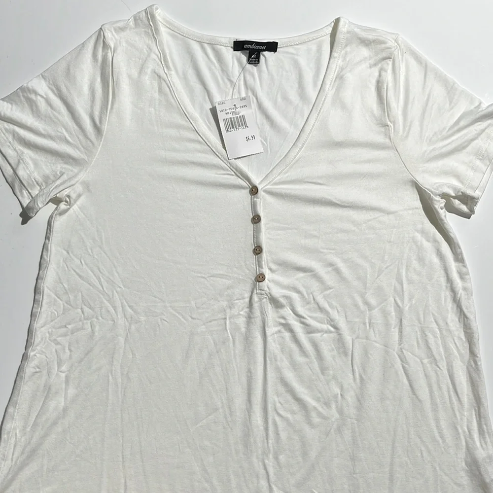 Ambiance V-Neck Short Sleeve Shirt Bundle | Light Weight & Stretchy | 2 for 1 - Picture 7 of 11
